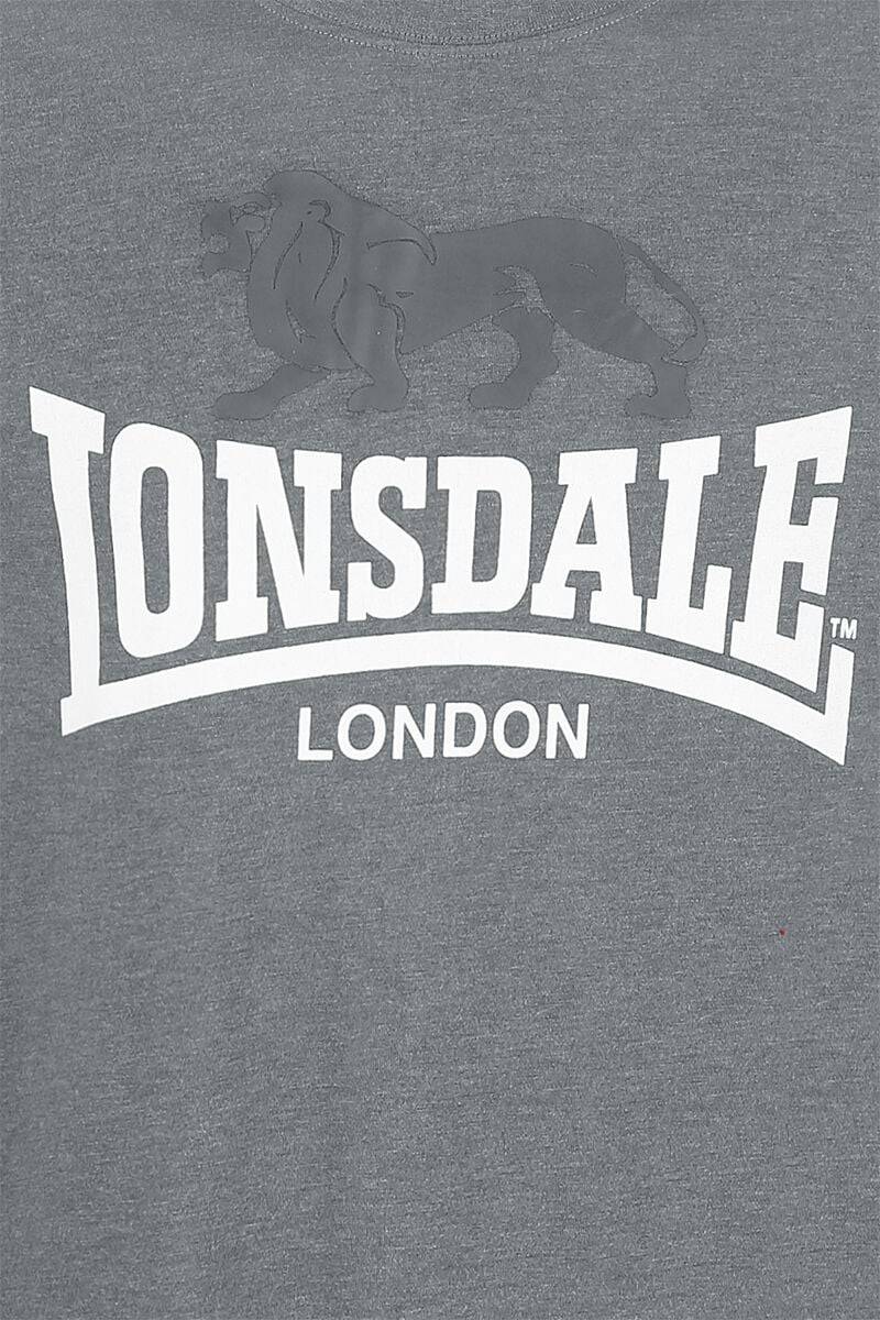 EMP "Gargrave" T-Shirt Anthrazit Von Lonsdale London