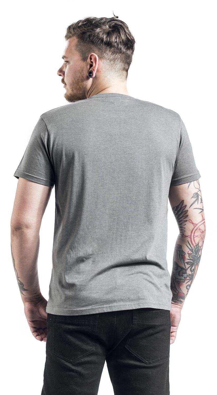 EMP "Gargrave" T-Shirt Anthrazit Von Lonsdale London