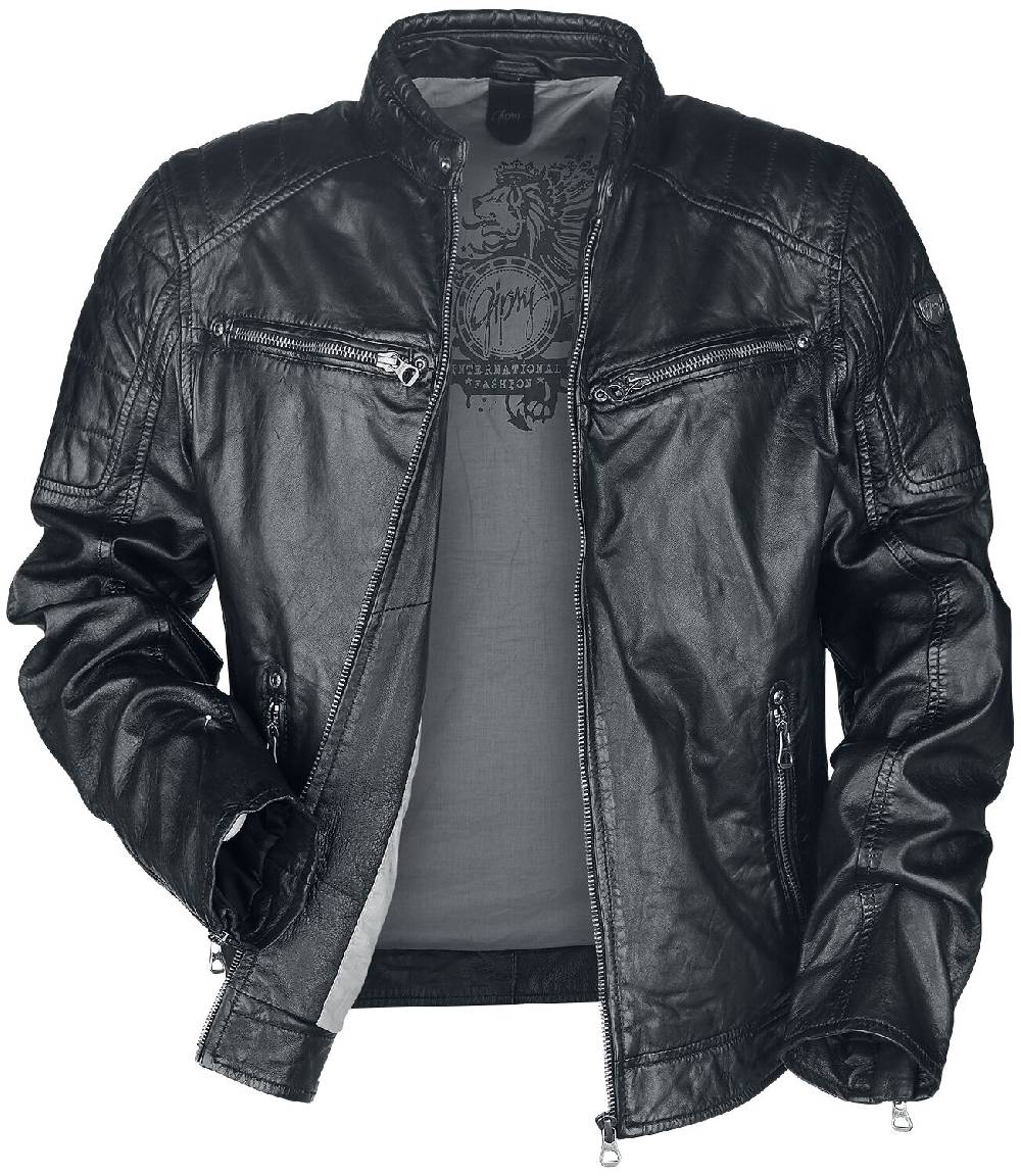 EMP "GB Derry Laorv" Lederjacke Schwarz Von Gipsy