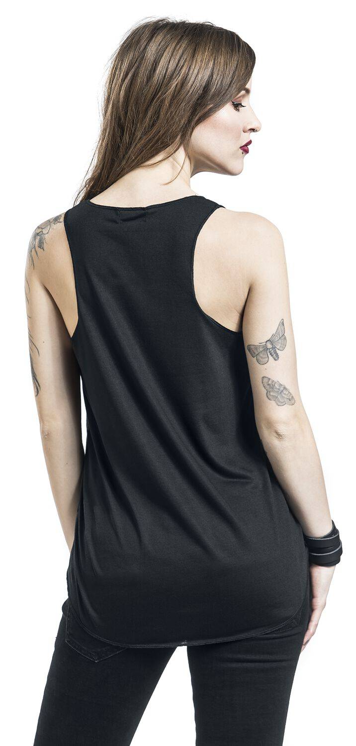 EMP "Geometric Deer Vest" Top Schwarz Von Innocent