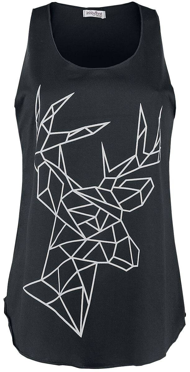 EMP "Geometric Deer Vest" Top schwarz von Innocent
