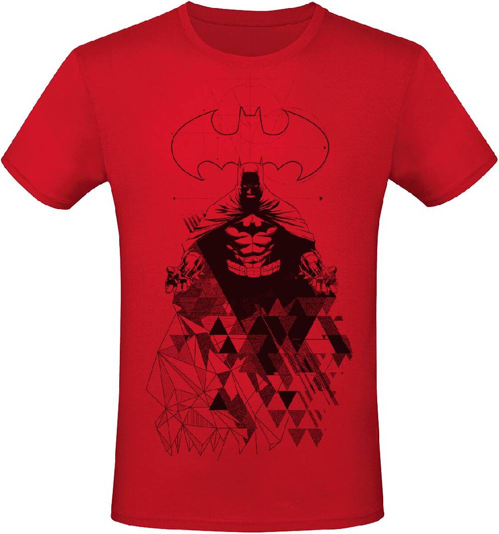 EMP "Geometric Lines" T-Shirt rot von Batman