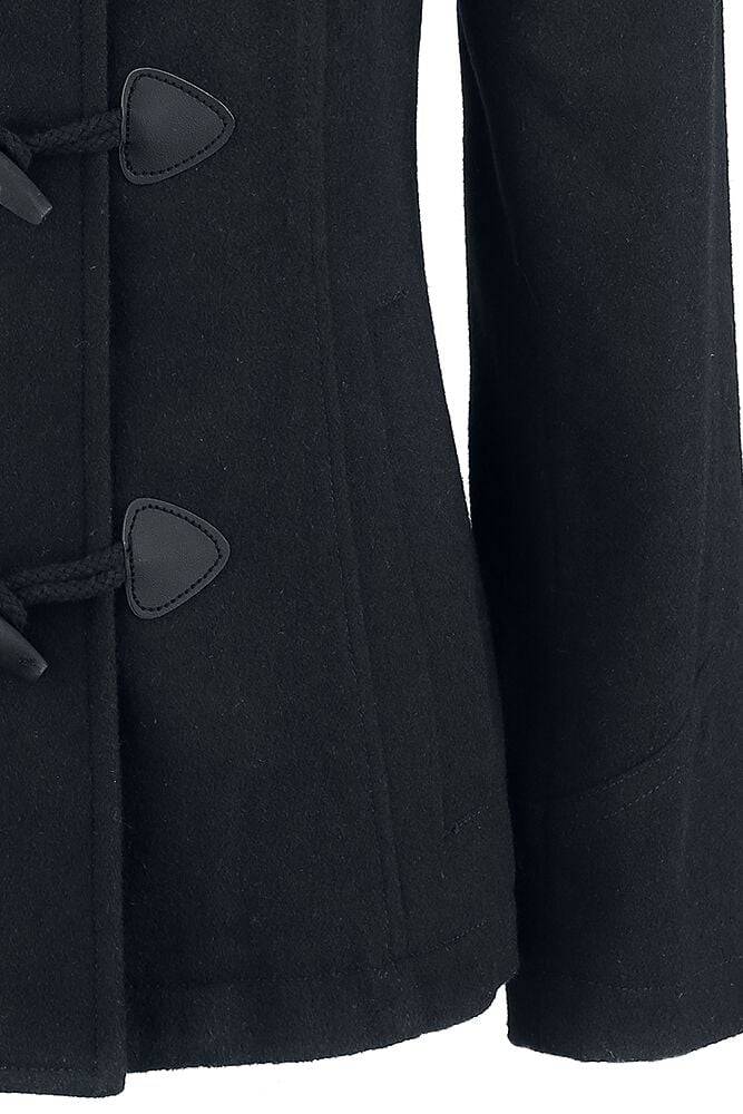 EMP "Girls Duffle Coat" Parka Schwarz Von Brandit