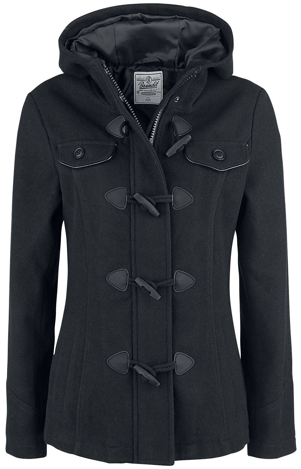 EMP "Girls Duffle Coat" Parka schwarz von Brandit