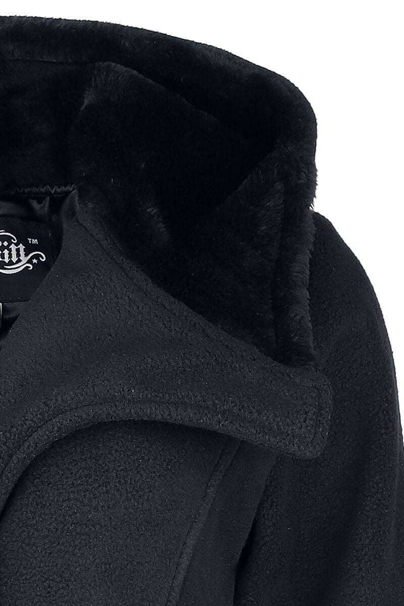EMP "Gloaming Coat" Mantel Schwarz Von Vixxsin
