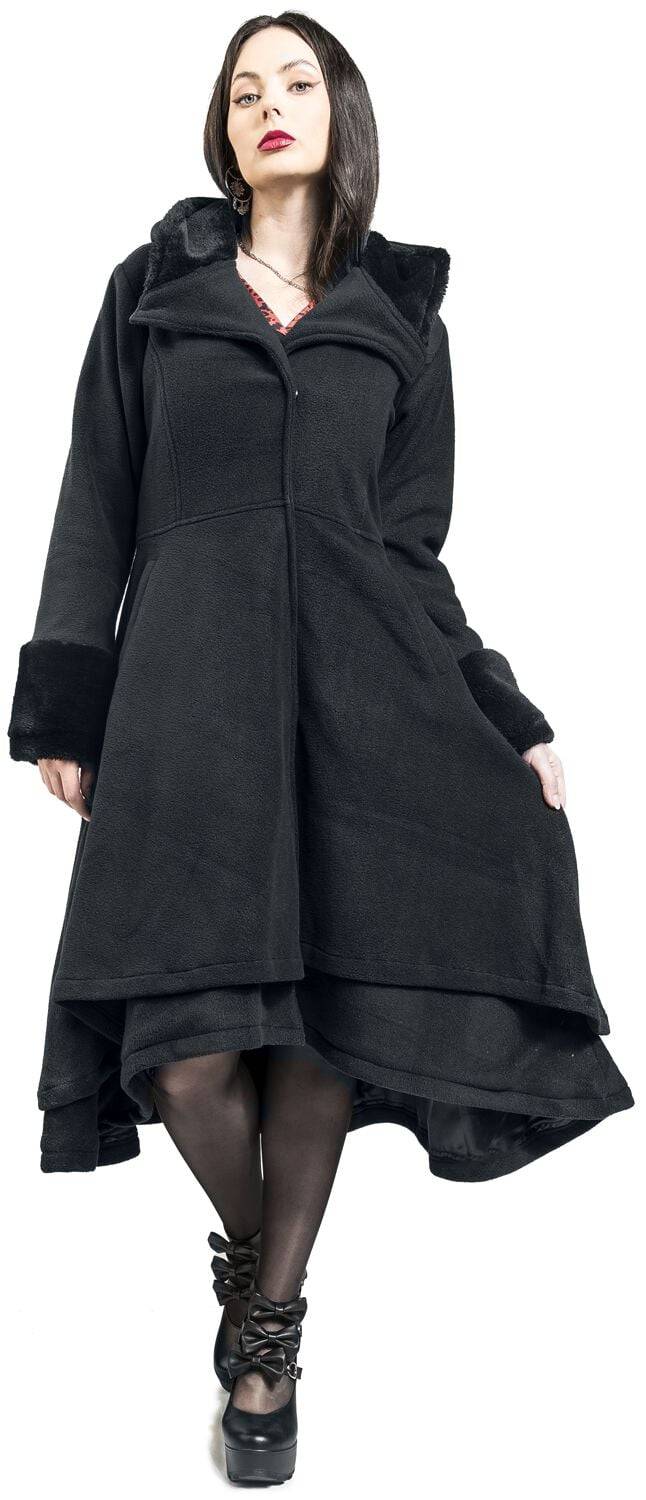 EMP "Gloaming Coat" Mantel Schwarz Von Vixxsin