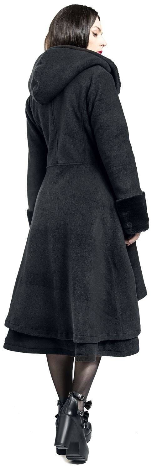EMP "Gloaming Coat" Mantel Schwarz Von Vixxsin