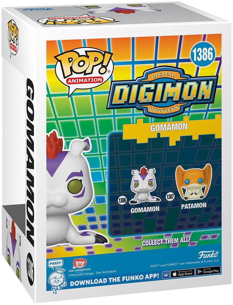 EMP "Gomamon Vinyl Figur 1386" Funko Pop! Von Digimon