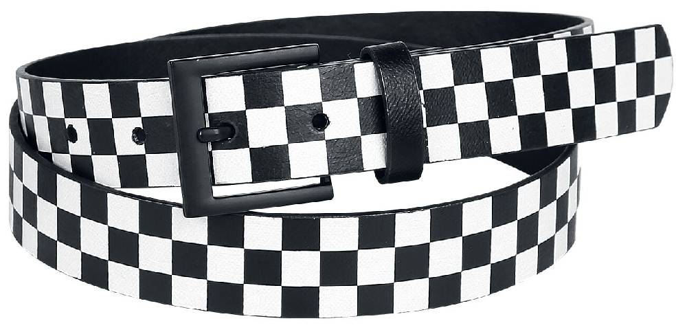 EMP "Gordon" Gürtel schwarz/weiß von RED by EMP