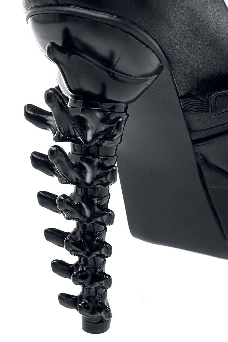 EMP "Gothic Pumps" High Heel Schwarz Von Ocultica