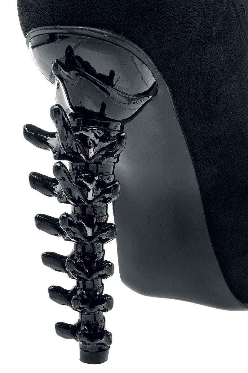 EMP "Gothic Pumps" High Heel Schwarz Von Ocultica