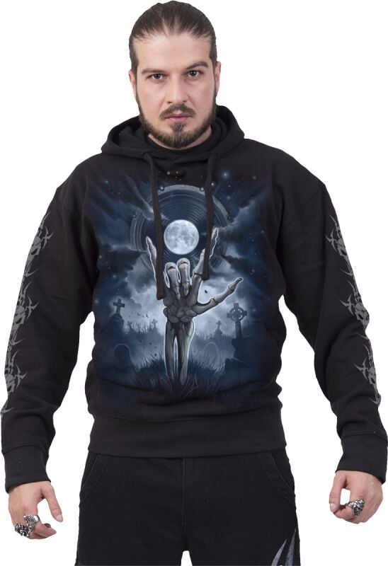 EMP "Grim Rocker" Kapuzenpullover Schwarz Von Spiral