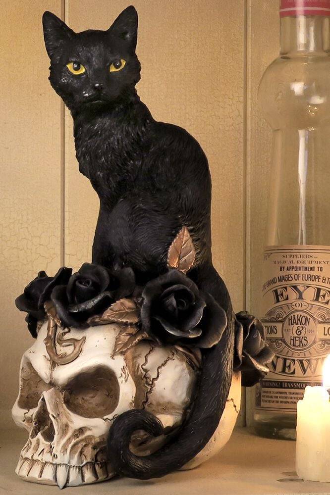 EMP "Grimalkin Cat" Statue Von Alchemy England