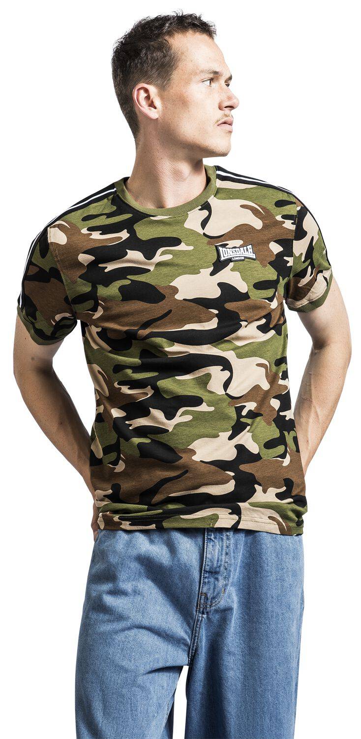 EMP "GUNNISTA" T-Shirt Woodland Von Lonsdale London