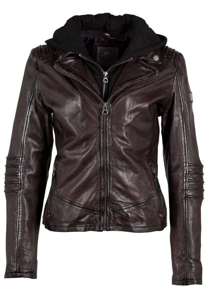 EMP "GwFlura" Lederjacke plum von Gipsy