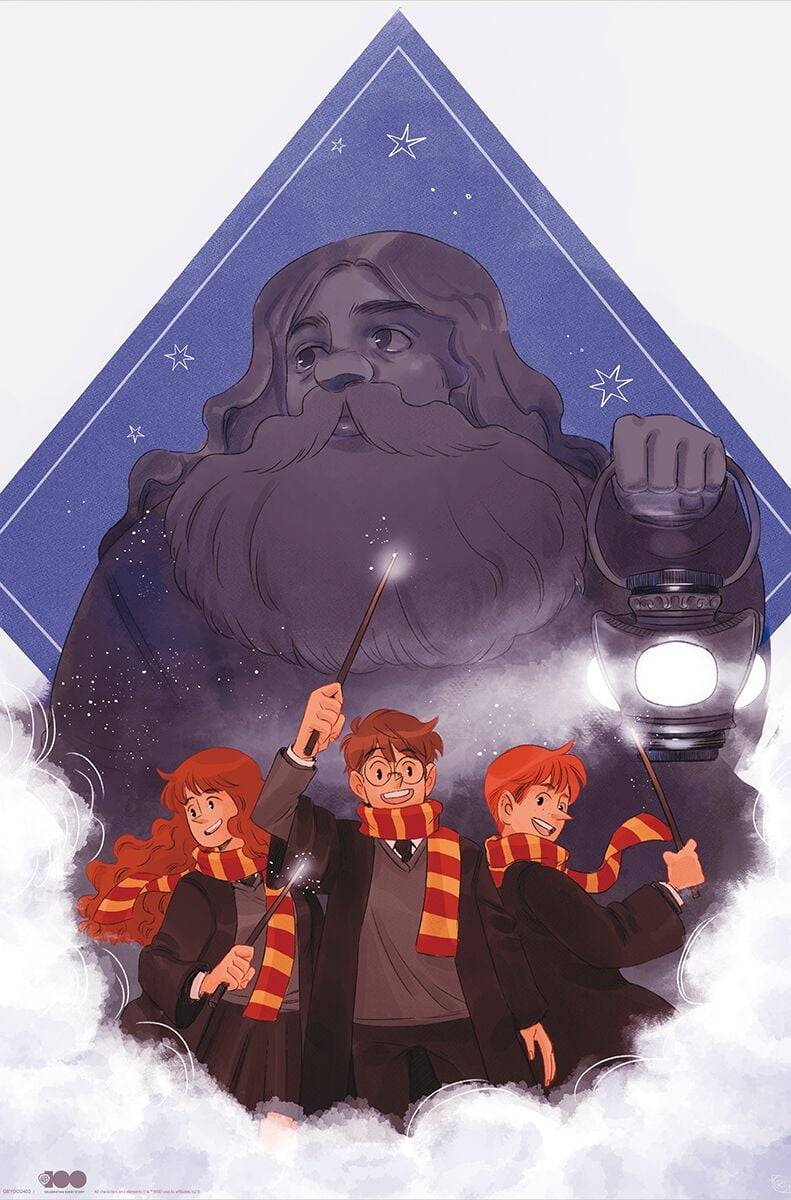 EMP "Hagrid" Poster multicolor von Harry Potter