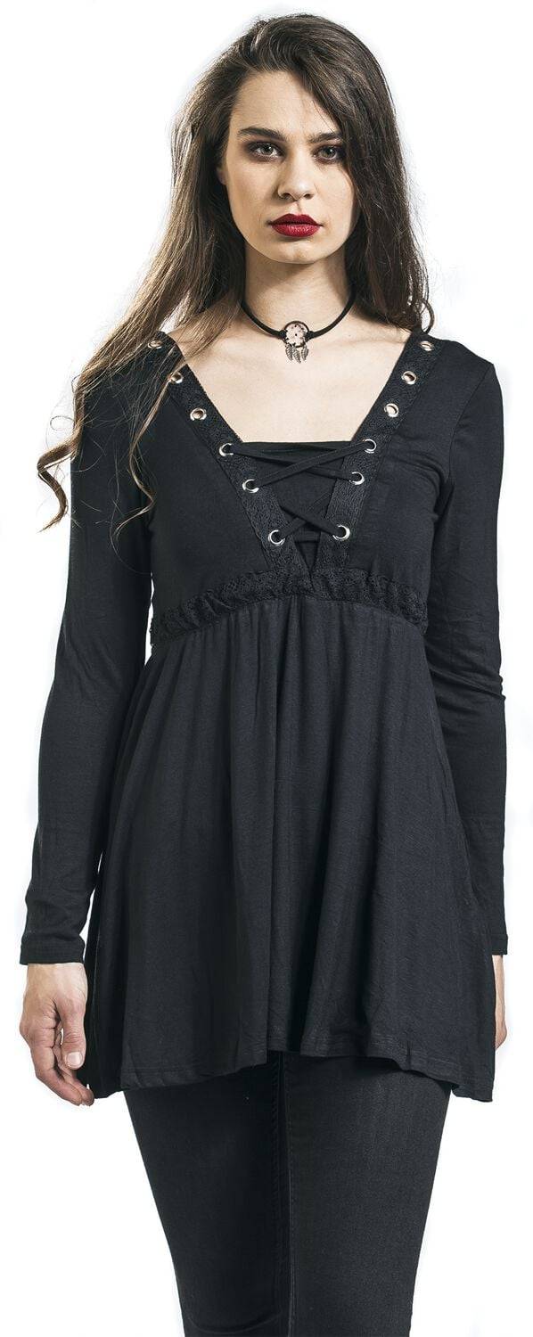 EMP "Haily Top" Langarmshirt Schwarz Von Innocent