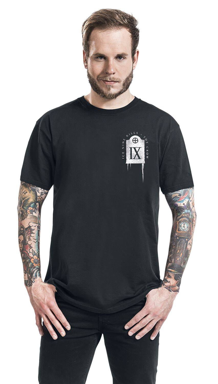EMP "Half Face" T-Shirt Schwarz Von Ice Nine Kills