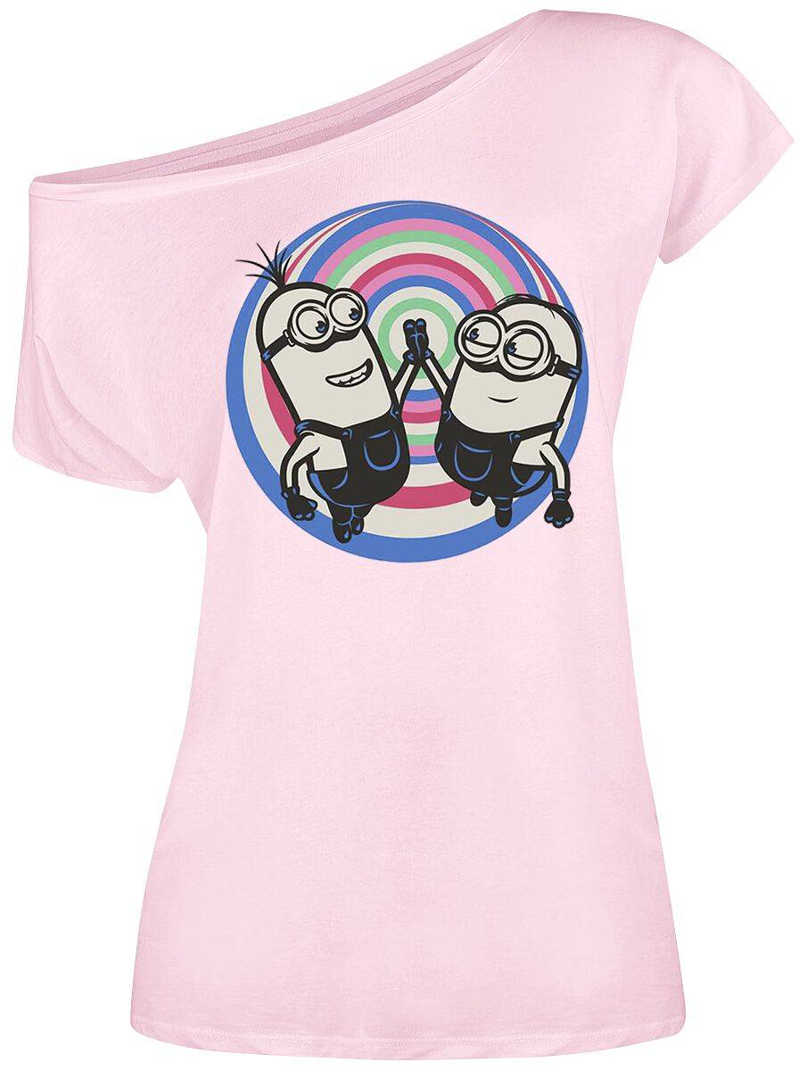 EMP "Handshake" T-Shirt rosa von Minions
