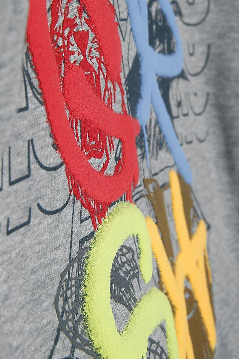 EMP "Häuser" Sweatshirt Hellgrau Von Harry Potter