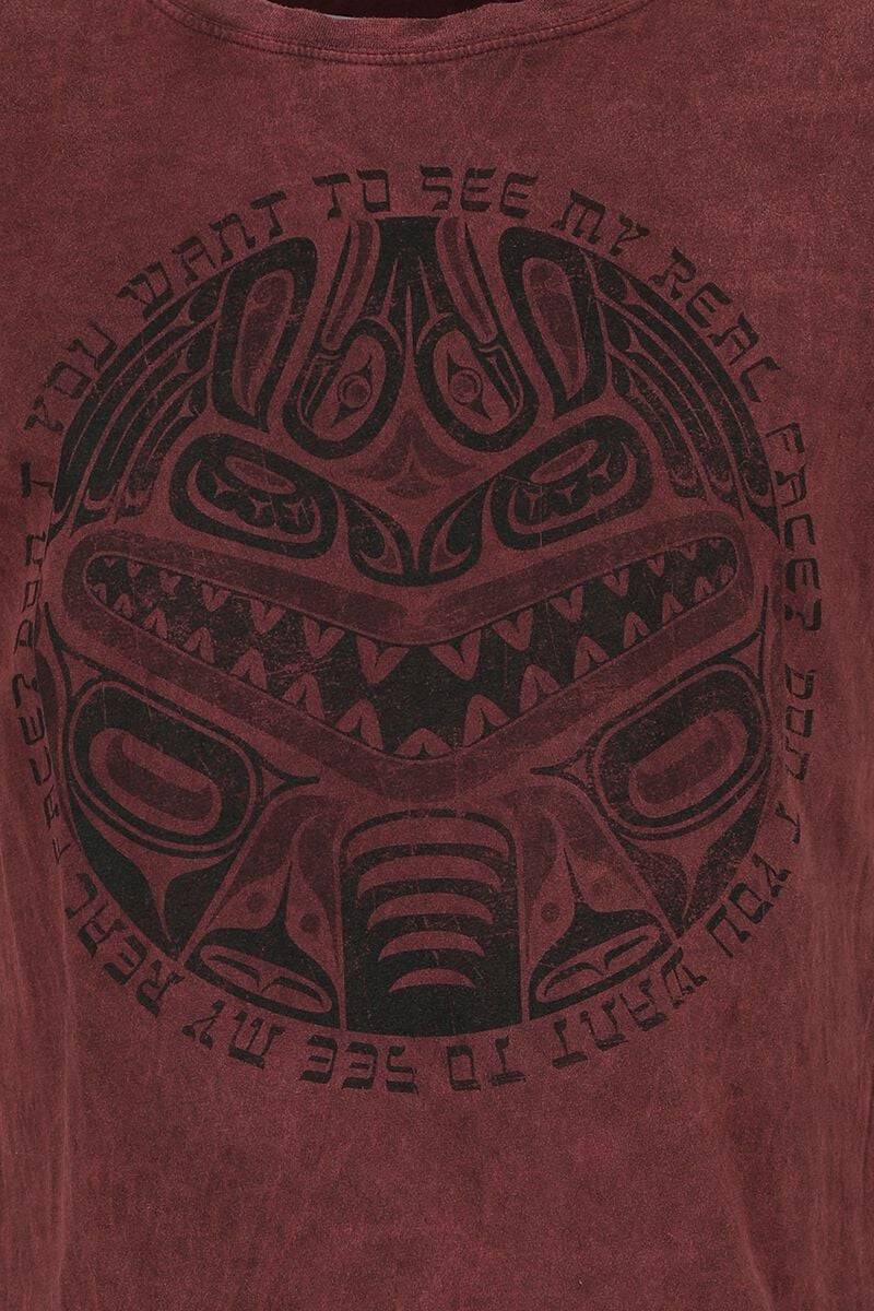 EMP "Hawaiian Mask" T-Shirt Rot Von Outer Vision