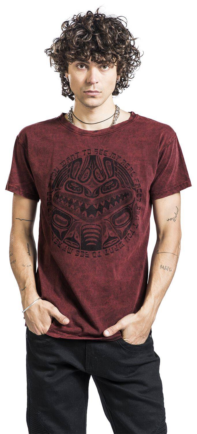 EMP "Hawaiian Mask" T-Shirt Rot Von Outer Vision