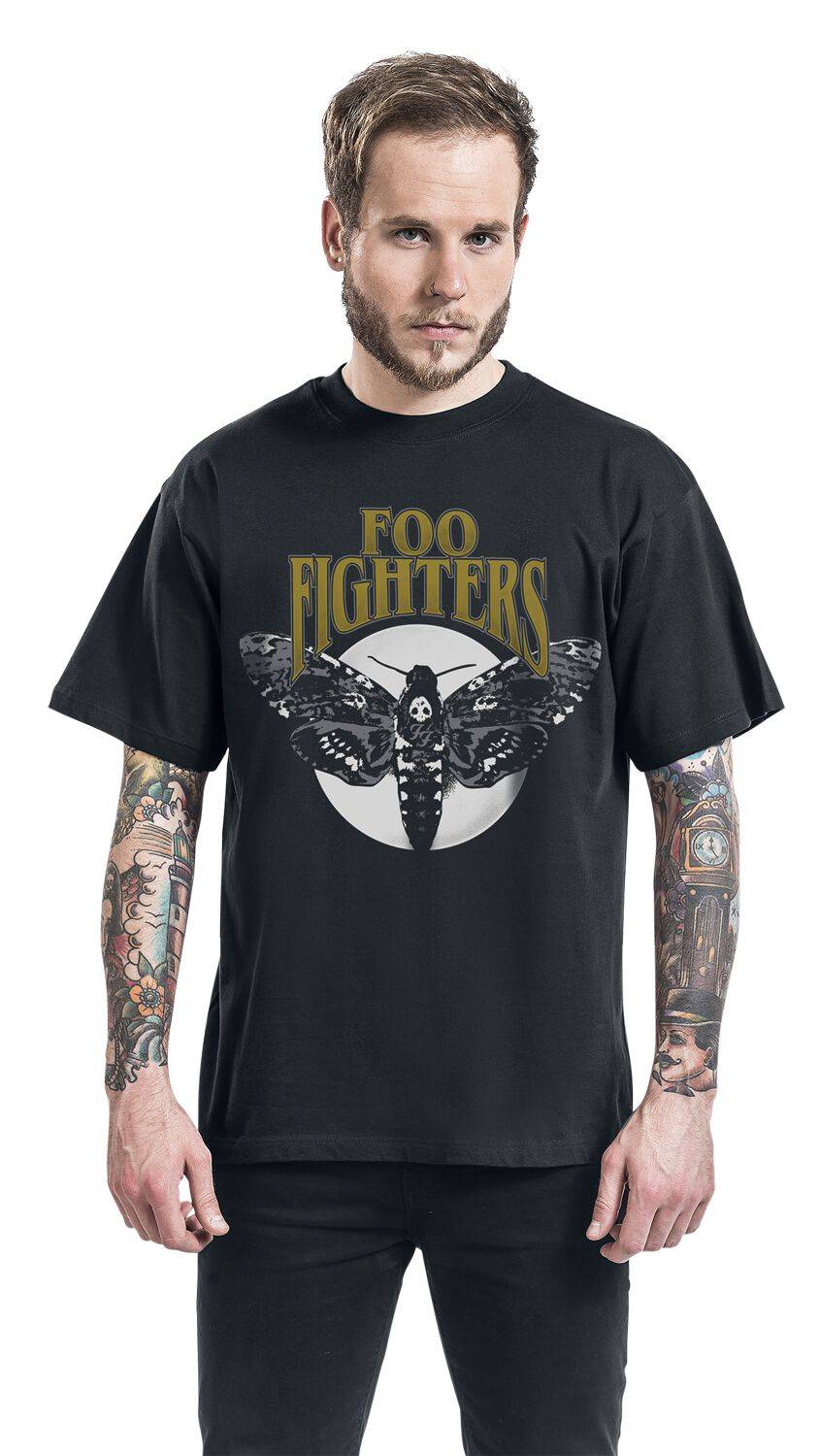 EMP "Hawk Moth" T-Shirt Schwarz Von Foo Fighters