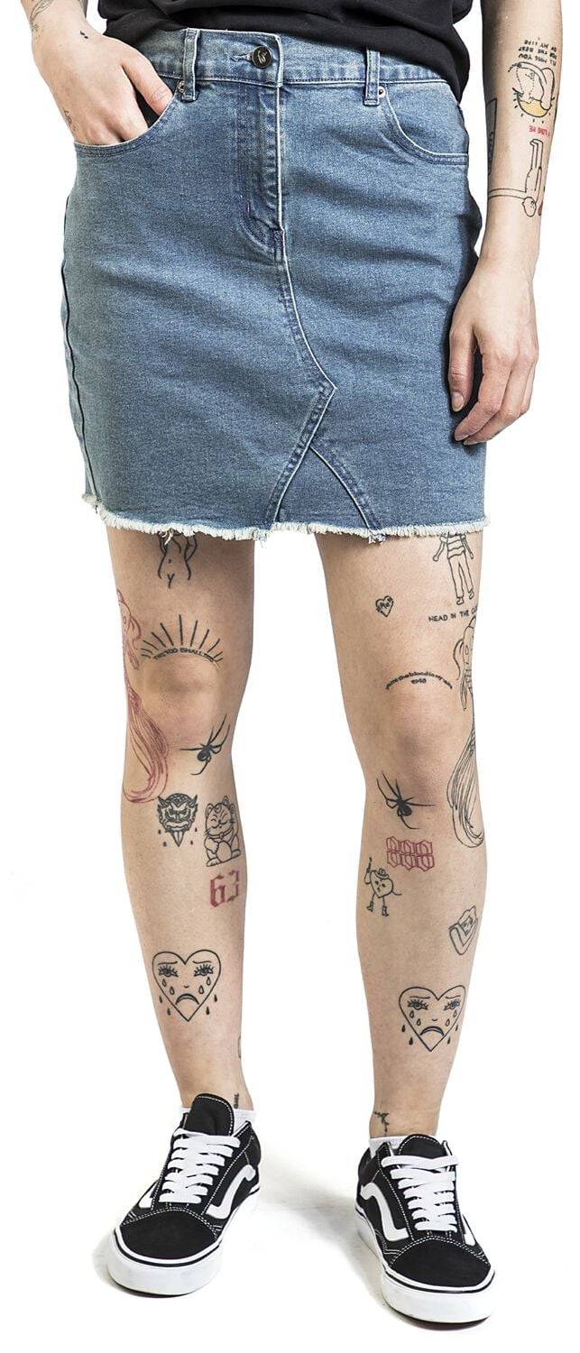 EMP "Helena" Kurzer Rock Blau Von Forplay