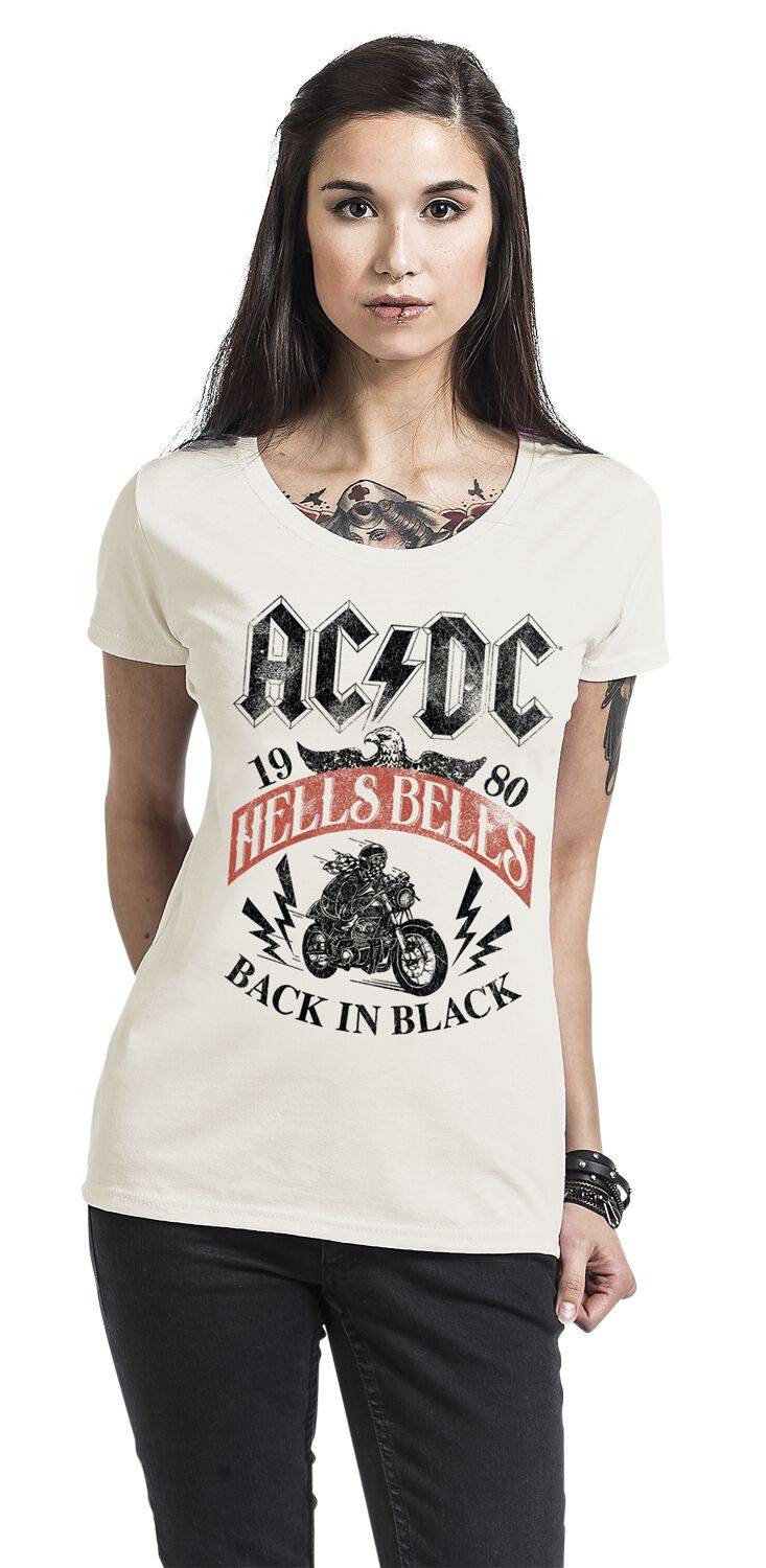 EMP "Hells Bells" T-Shirt Altweiß Von AC/DC