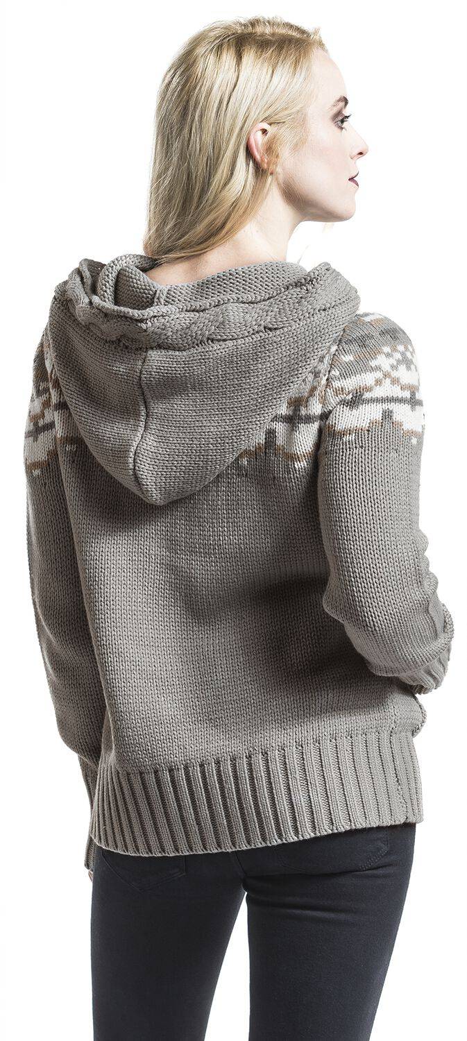 EMP "Hermine" Cardigan Grau/beige Von Harry Potter