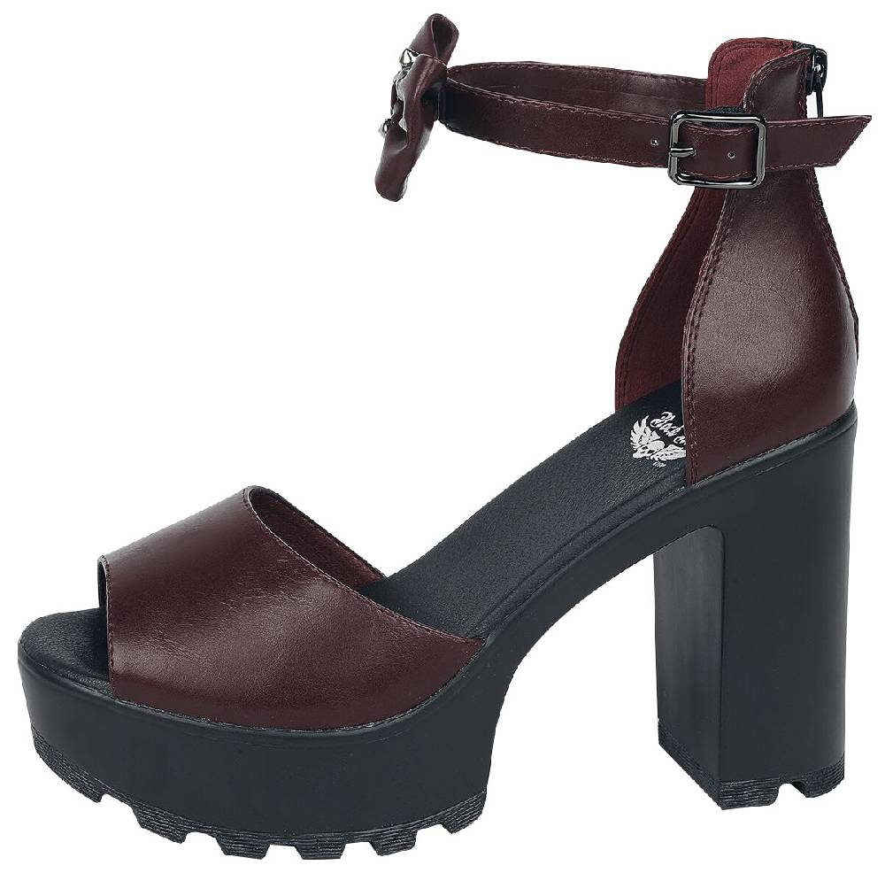 EMP High Heel Dunkelrot Von Rock Rebel By EMP