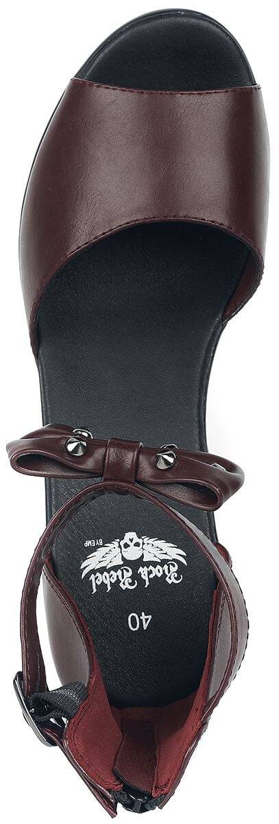 EMP High Heel Dunkelrot Von Rock Rebel By EMP