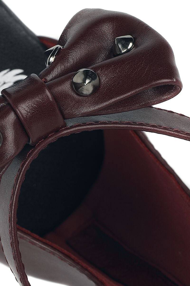 EMP High Heel Dunkelrot Von Rock Rebel By EMP