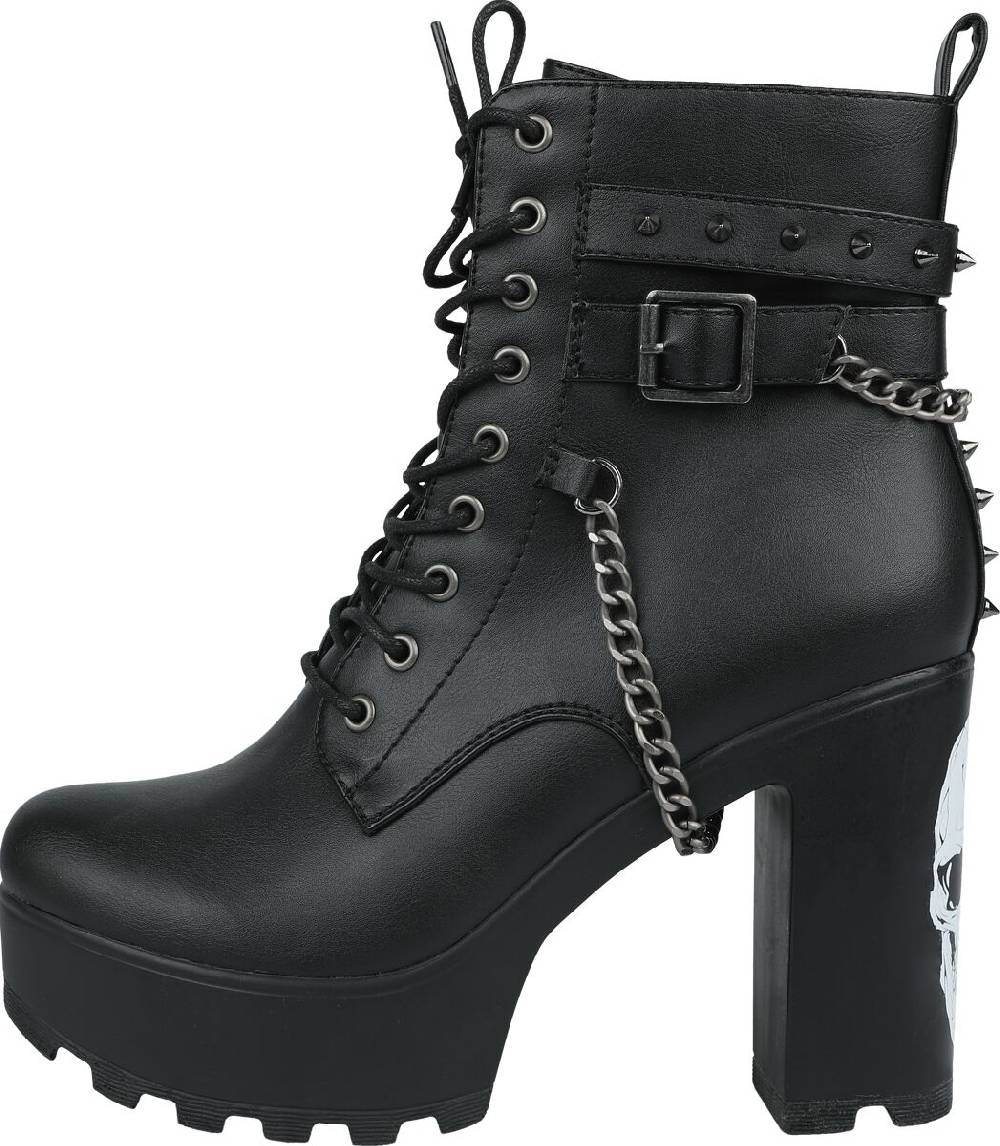 EMP High Heel Schwarz Von Rock Rebel By EMP