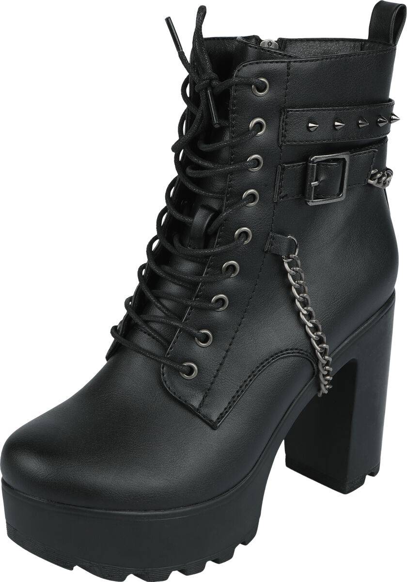 EMP High Heel schwarz von Rock Rebel by EMP