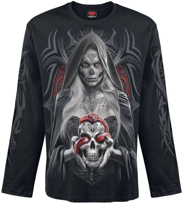 EMP "High Priestess" Langarmshirt schwarz von Spiral