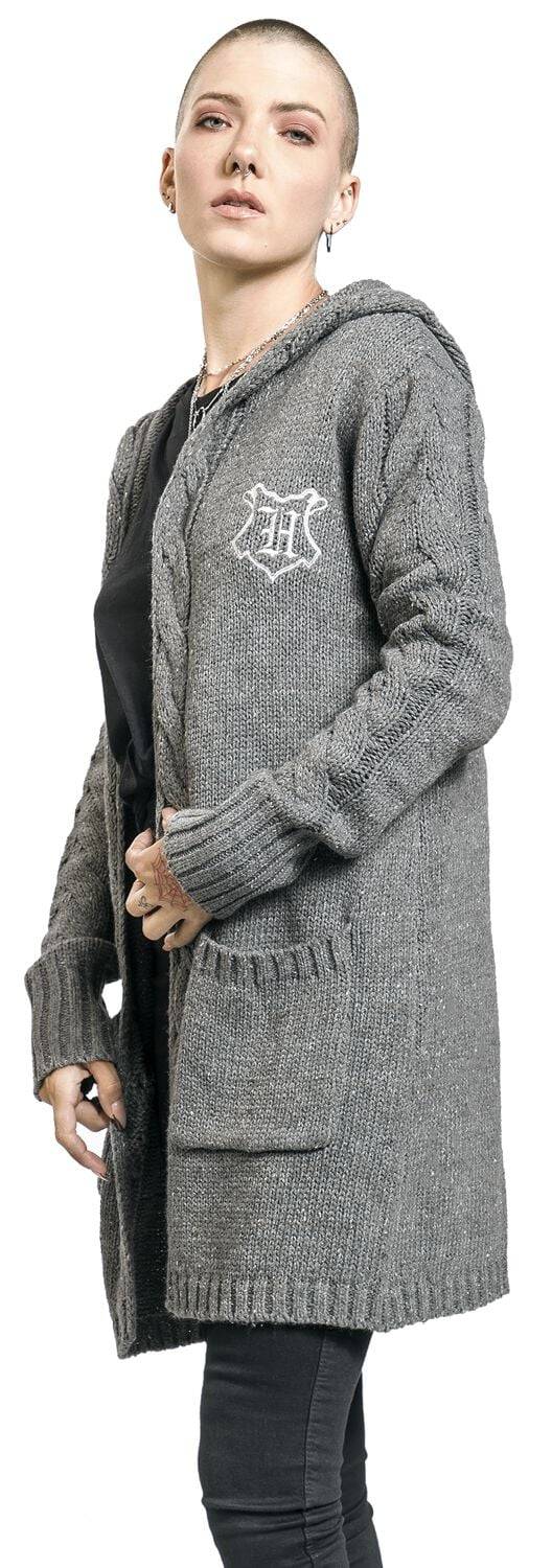 EMP "Hogwarts" Cardigan Grau Von Harry Potter