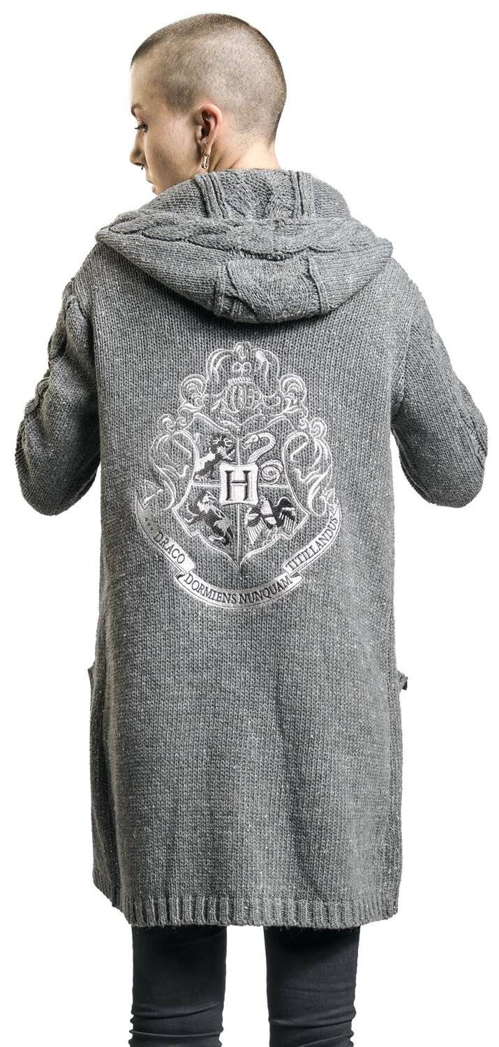 EMP "Hogwarts" Cardigan Grau Von Harry Potter