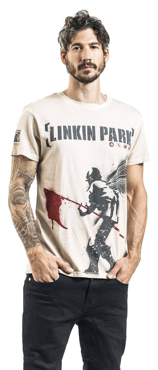 EMP "Hybrid Theory" T-Shirt Altweiß Von Linkin Park