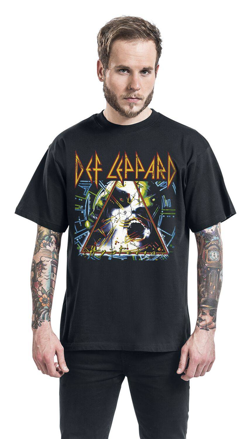 EMP "Hysteria" T-Shirt Schwarz Von Def Leppard