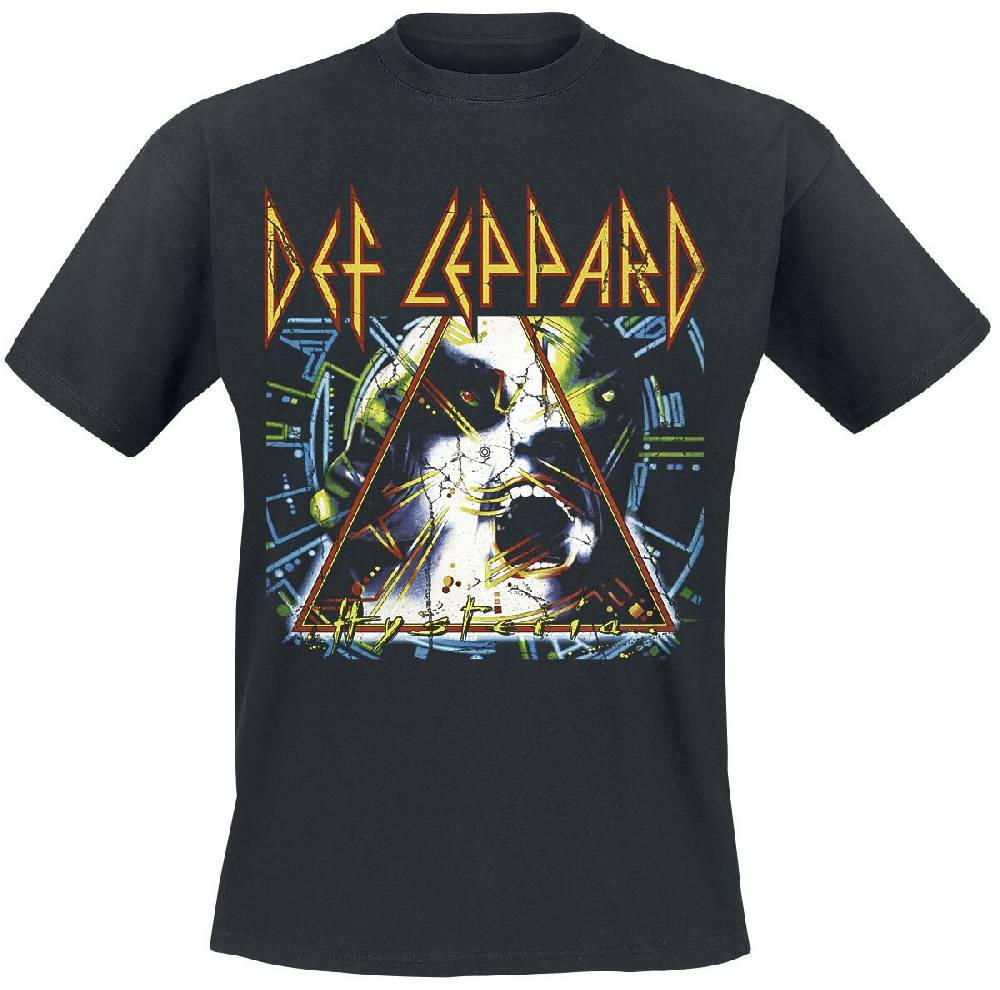 EMP "Hysteria" T-Shirt schwarz von Def Leppard
