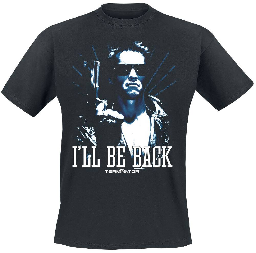 EMP "I'll Be Back" T-Shirt schwarz von Terminator