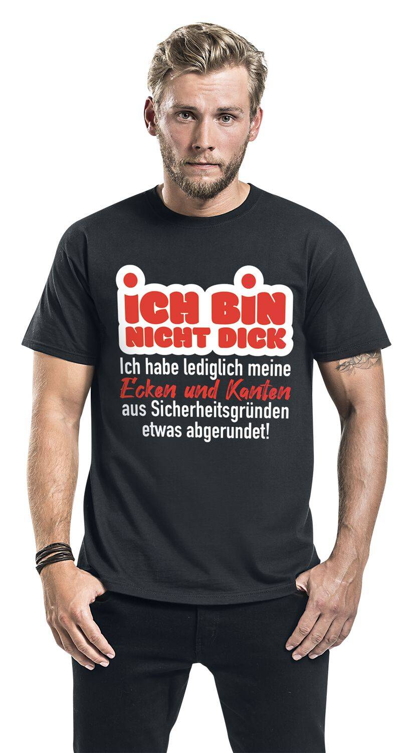 EMP "Ich Bin Nicht Dick" T-Shirt Schwarz Von Sprüche