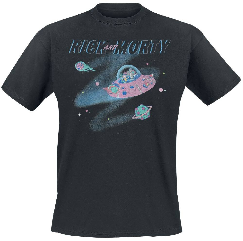 EMP "In Space" T-Shirt schwarz von Rick And Morty