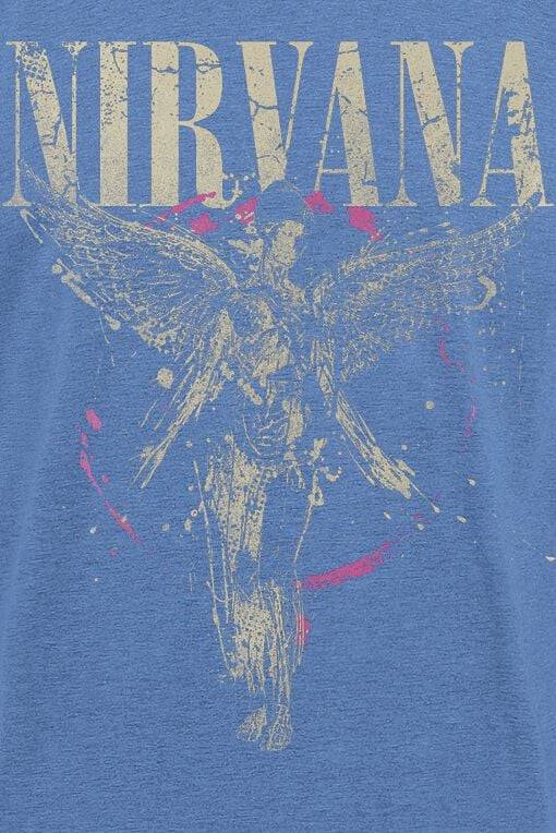 EMP "In Utero" T-Shirt Blau Meliert Von Nirvana