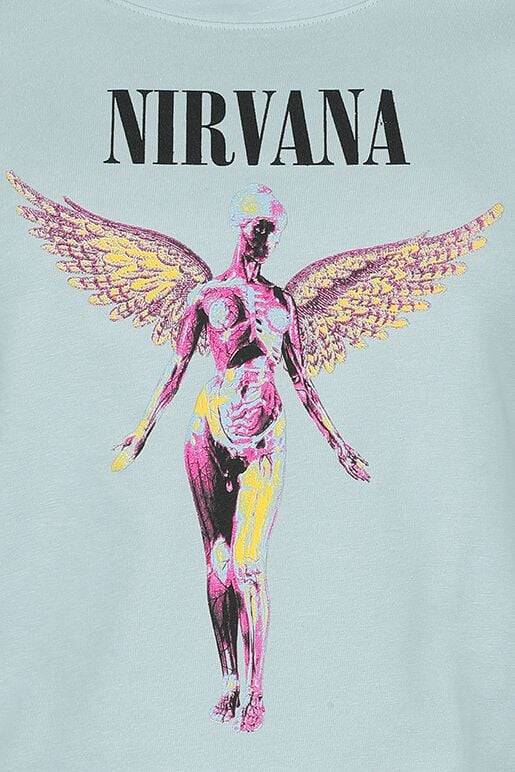 EMP "In Utero" T-Shirt Blau Von Nirvana
