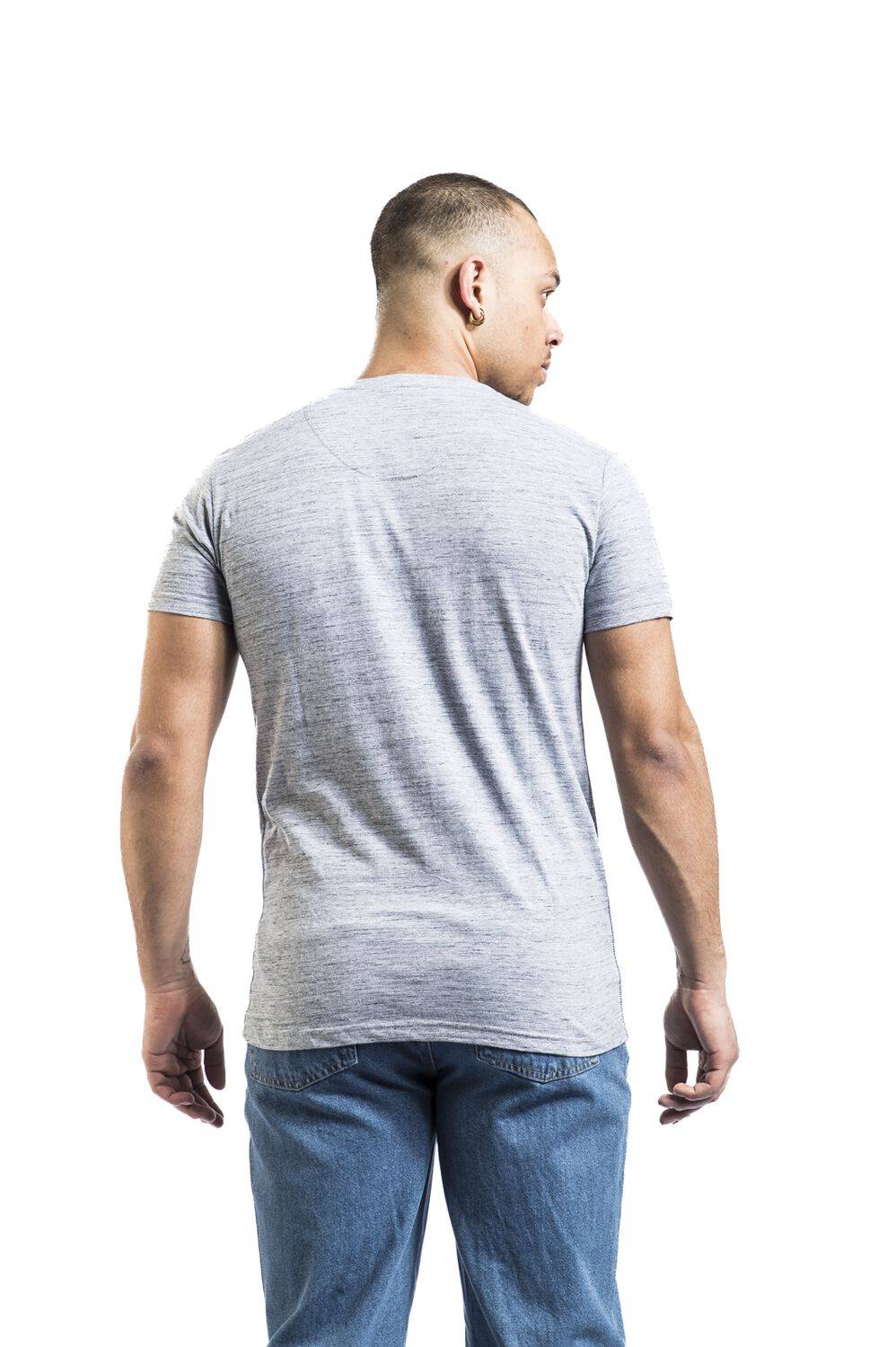 EMP "INBlaine" T-Shirt Grau Meliert Von Indicode