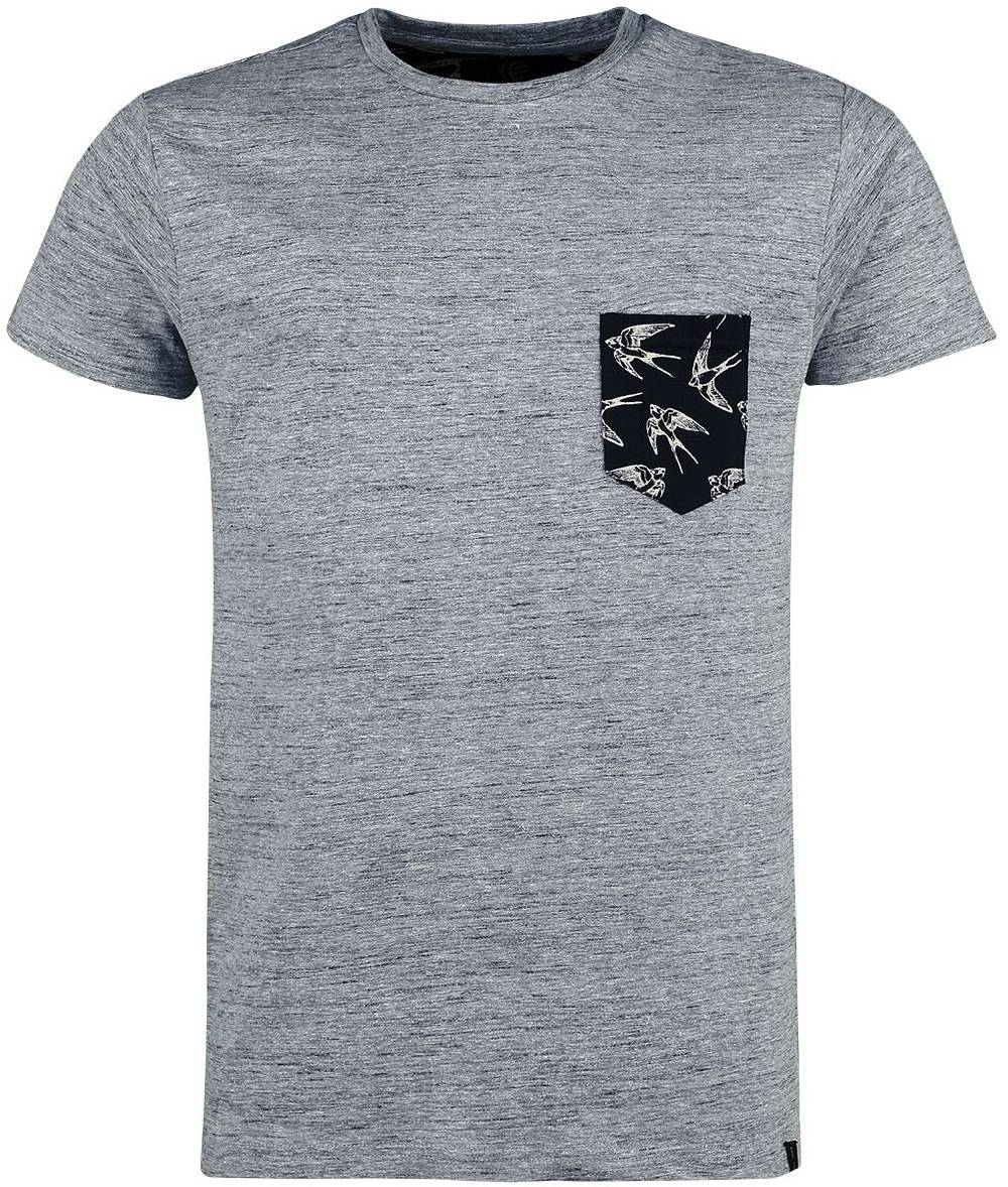 EMP "INBlaine" T-Shirt grau meliert von Indicode