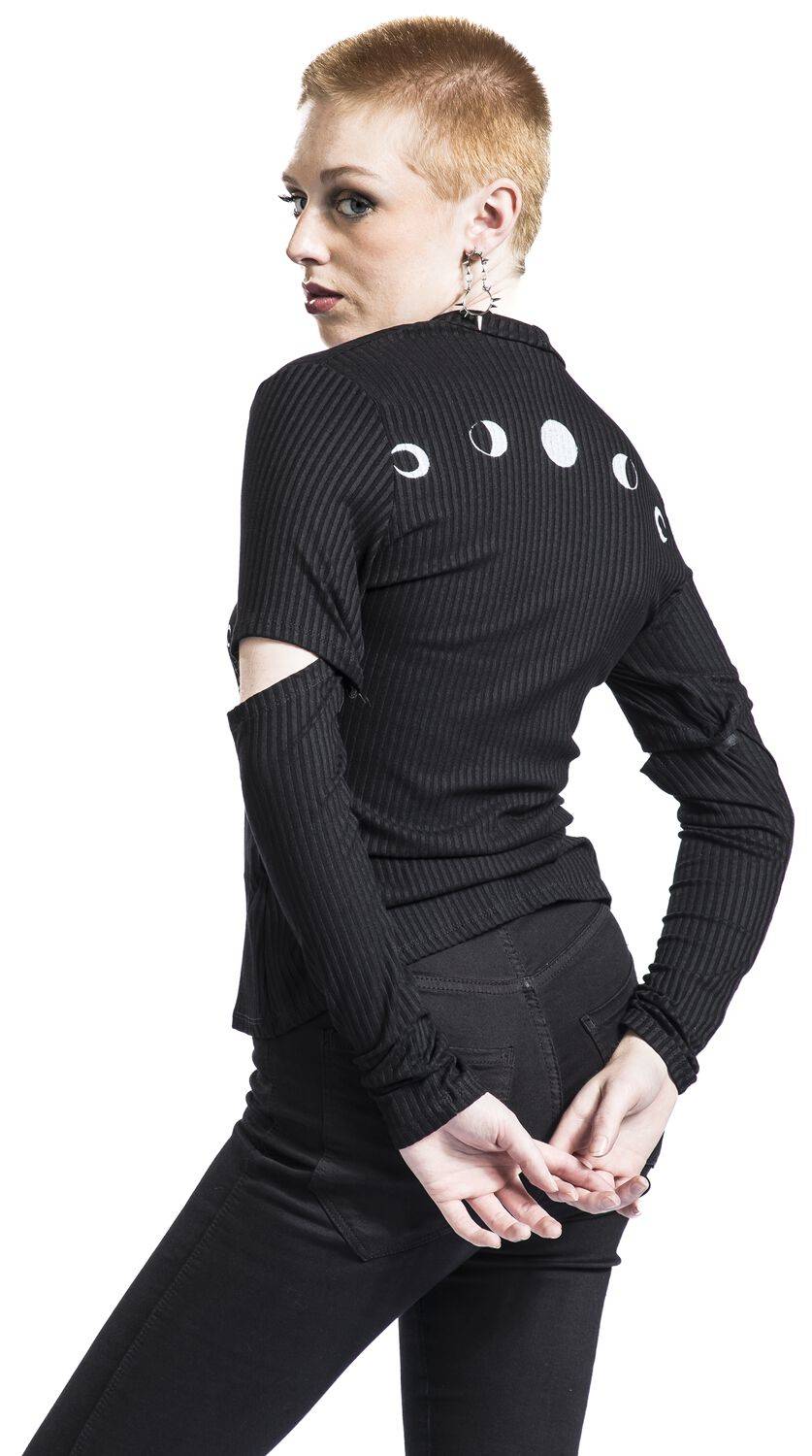 EMP "Ines" Langarmshirt Schwarz Von Outer Vision