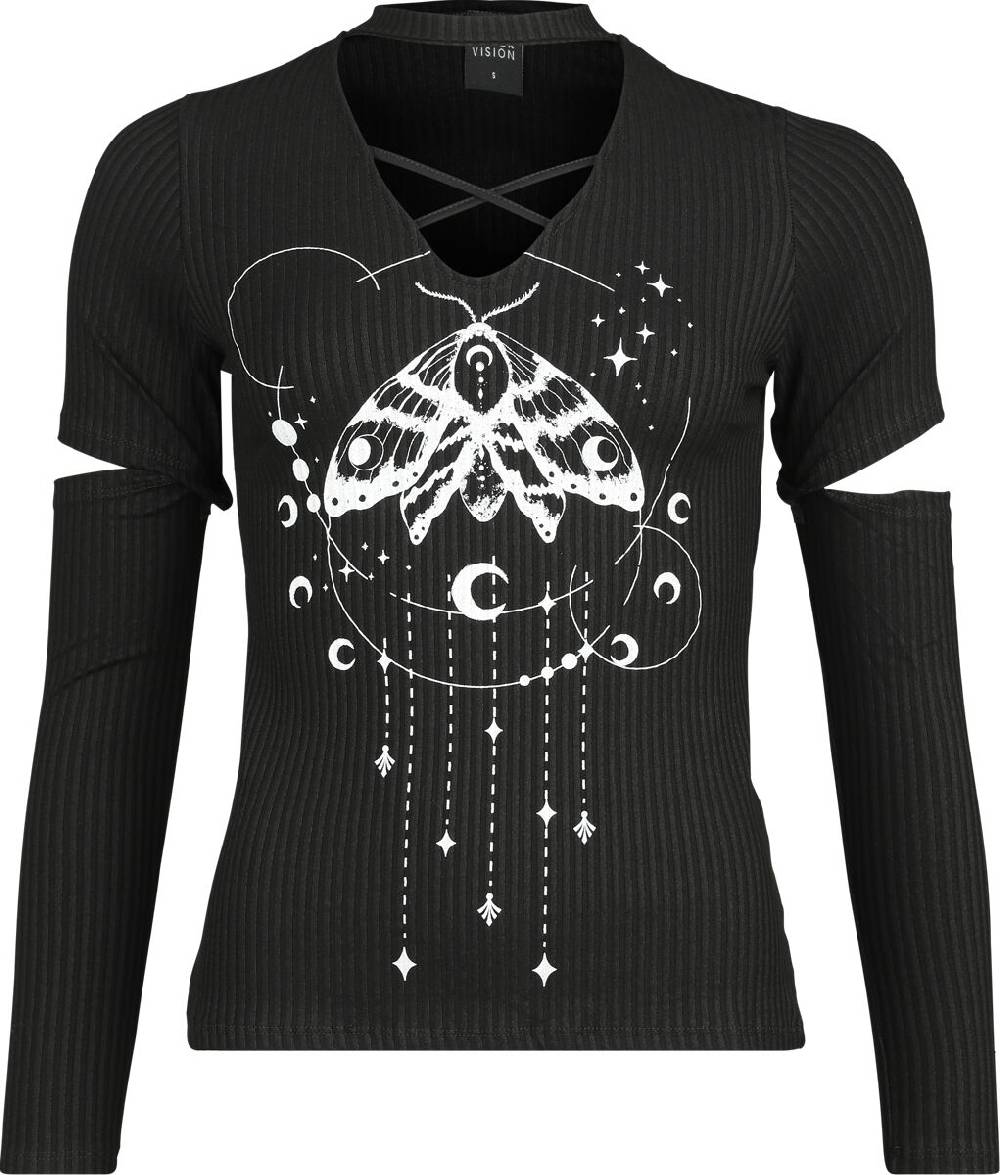 EMP "Ines" Langarmshirt schwarz von Outer Vision